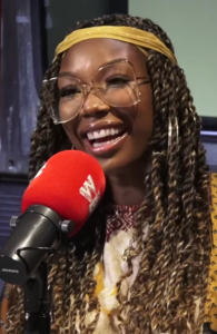 Brandy Norwood during an interview. 
