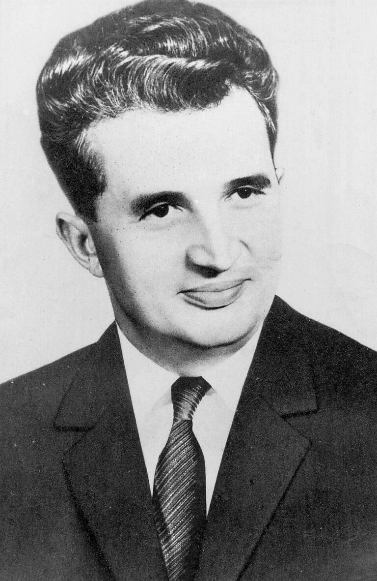 Former leader of Romania, Nicolae Ceaușescu